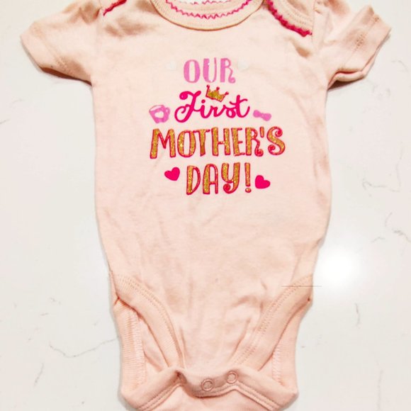 Koala kids Baby girl onesie lot of 6 Colorful graphics, comfy, breathable, pick - Picture 8 of 11